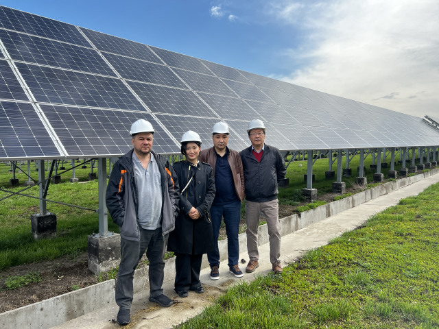Представители ТОО «Казахско-французское предприятие «КАТКО» посетили СЭС 1 МВт и ВЭС 5 МВт