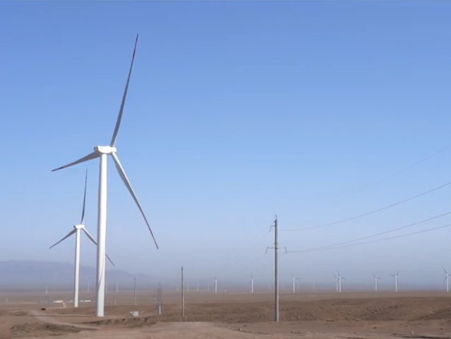 В Казахстане ввели в эксплуатацию новую Ветроэлектростанцию