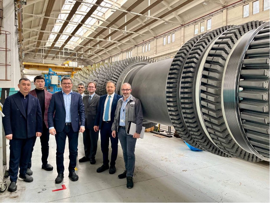 Head of Samruk-Energy visits Ansaldo Energia plant in Italy