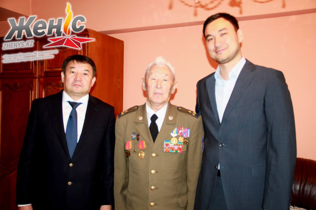 Сотрудники ТОО «АлматыЭнергоСбыт» поздравили ветеранов с Днем Победы!