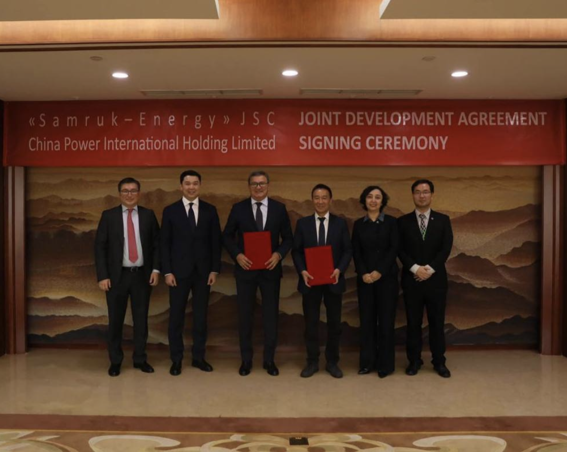 Samruk-Energy and China Power International Holding sign agreement for WPP project development