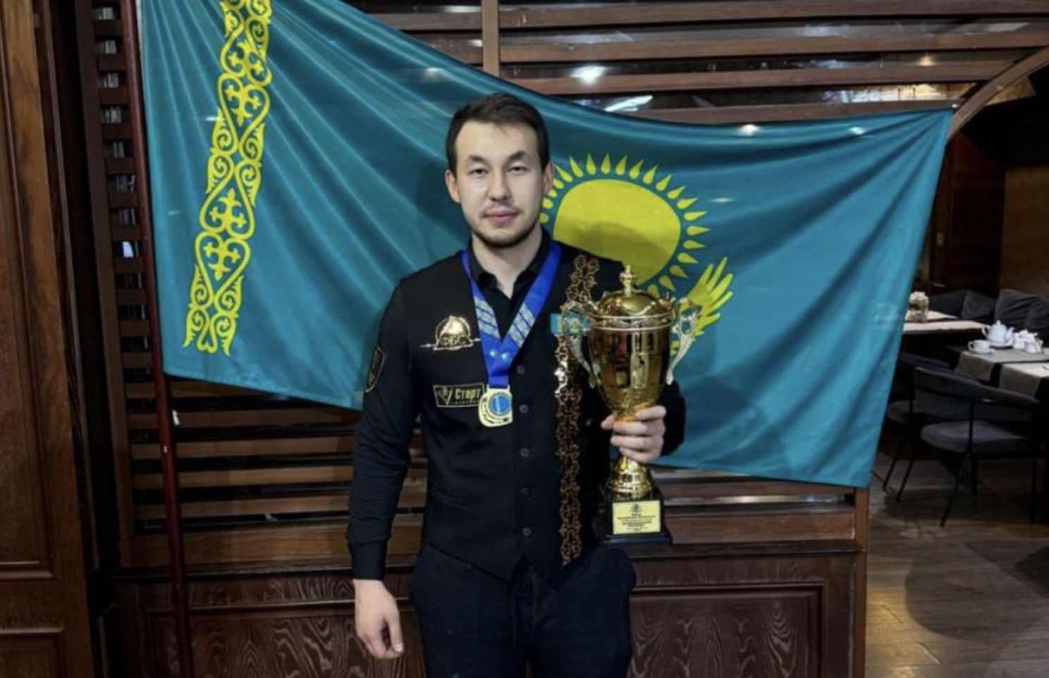 Электромонтер АЛЭС завоевал Кубок Казахстана по бильярду