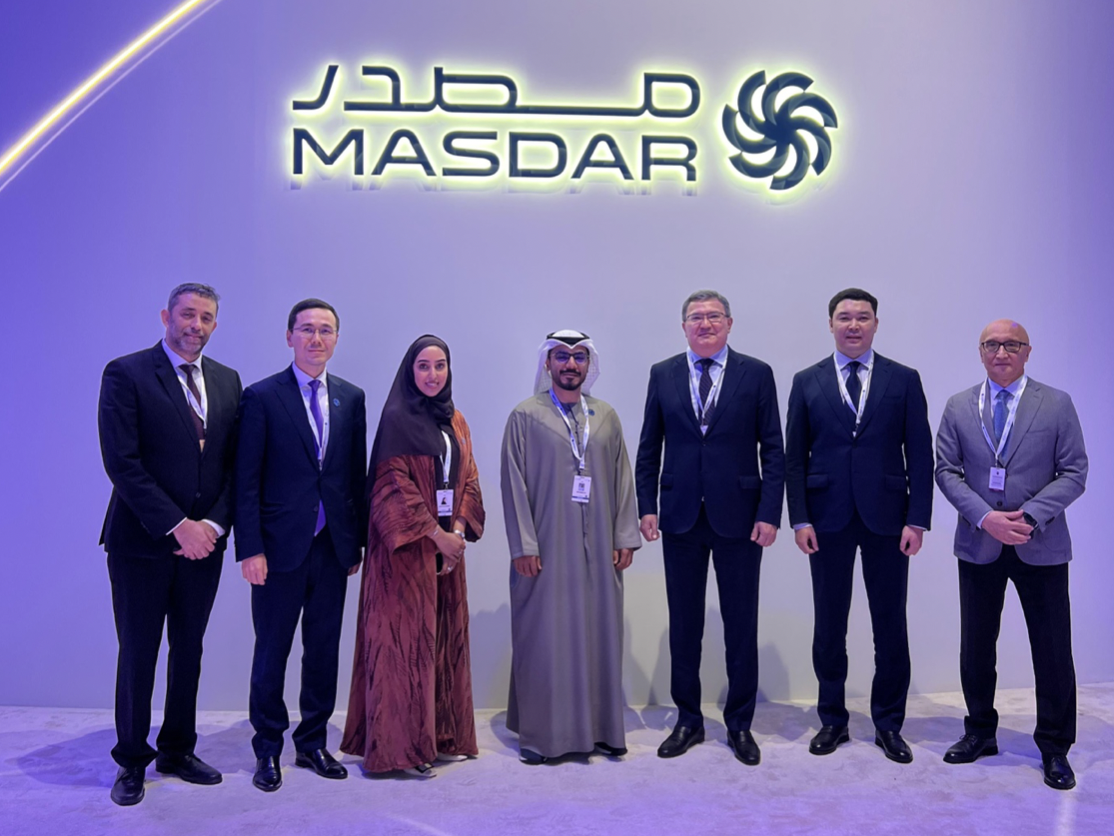 Construction of a major wind farm in Kazakhstan discussed by Samruk-Energy and Masdar