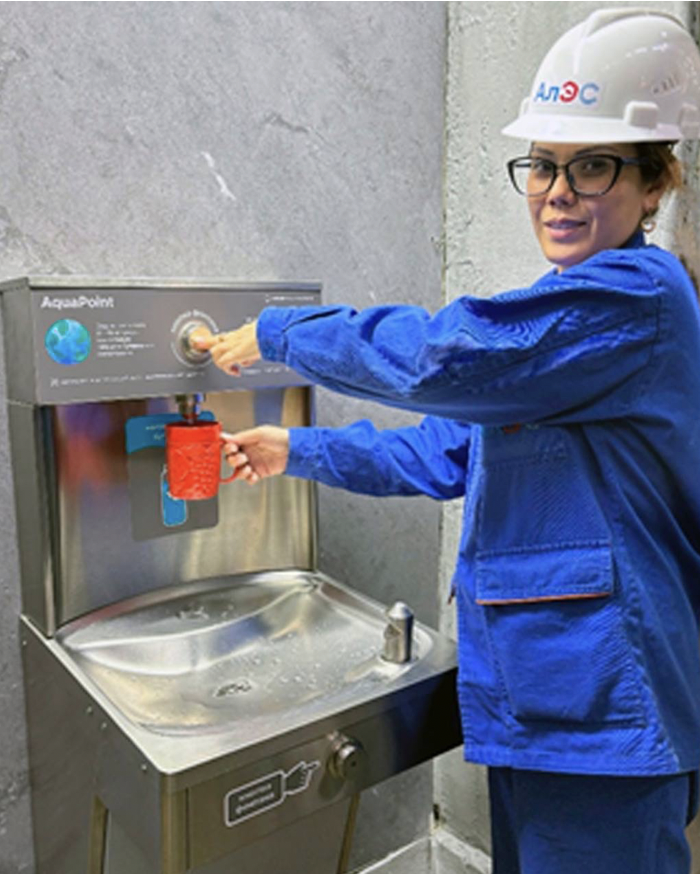 Over 40 new drinking fountains installed at APP production sites
