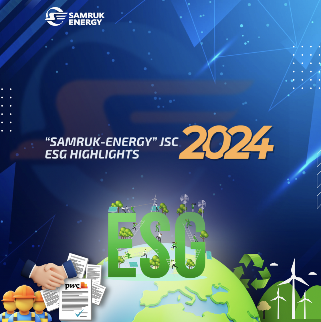 “Samruk-Energy” JSC ESG highlights for 2024