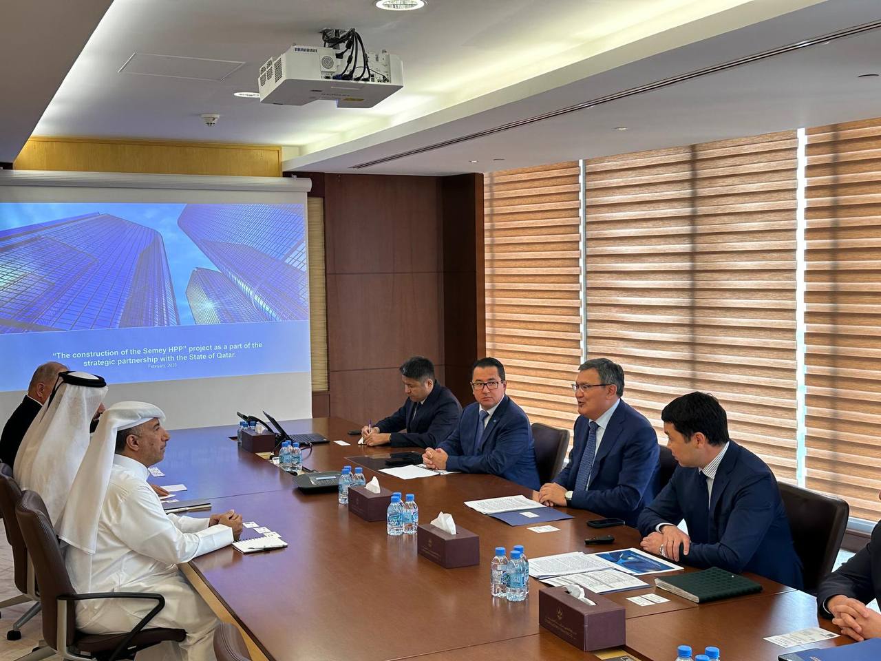 Samruk-Energy and Nebras Power discuss the implementation of  Semey HPP project