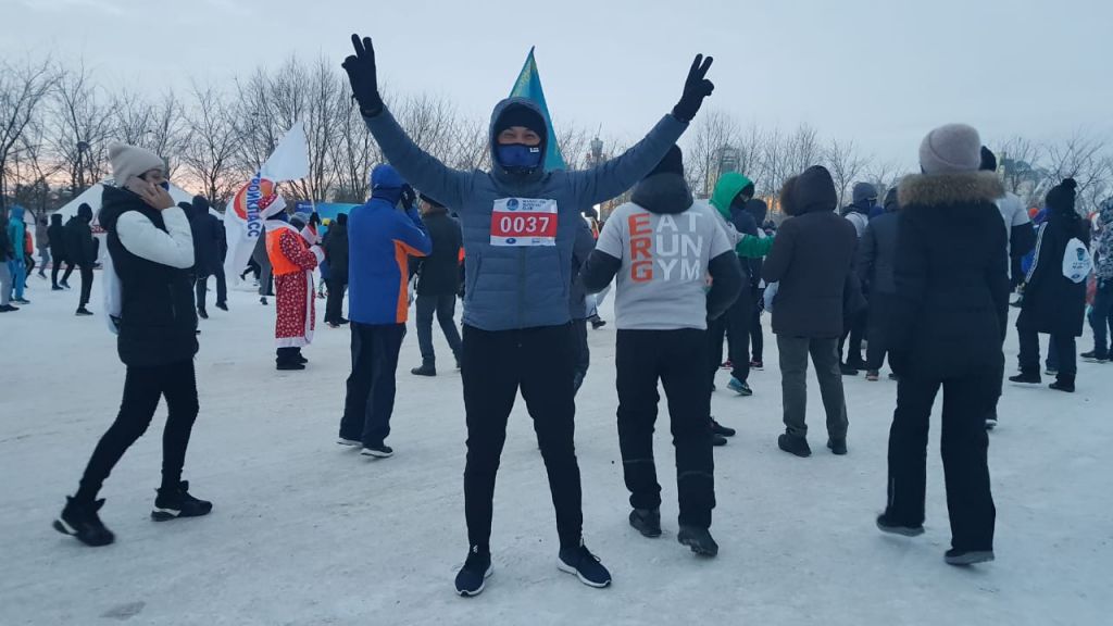 Beyond the limits of possibility: Samruk-Energo employees took part in Astana Winter Marathon