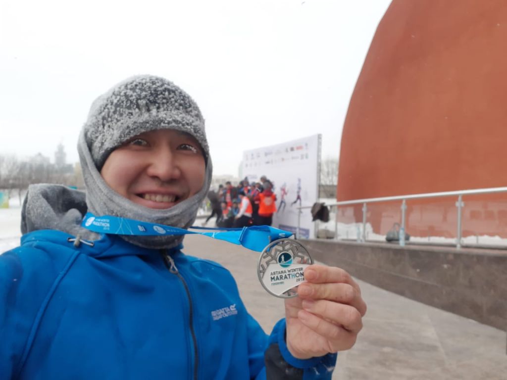 Beyond the limits of possibility: Samruk-Energo employees took part in Astana Winter Marathon