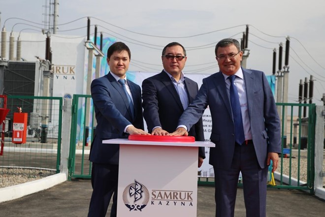 Samruk-Energy's power engineers launch new substation in Almaty region