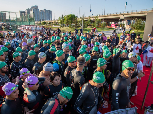 Samruk-Energy employees show their strength and endurance at Ironman Kazakhstan!